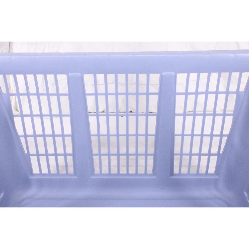 Rubbermaid Vintage Lot Of 3 Laundry Baskets 2965 2973 Blue And Pink